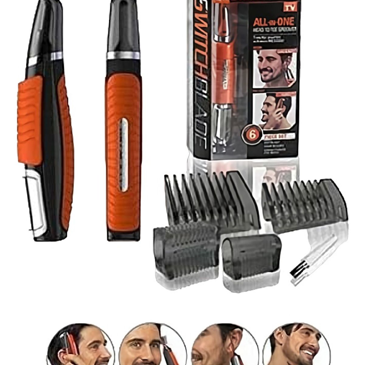 GENERICO - Maquina Afeitadora Rasuradora Patillera Barba Cejas Eletrica