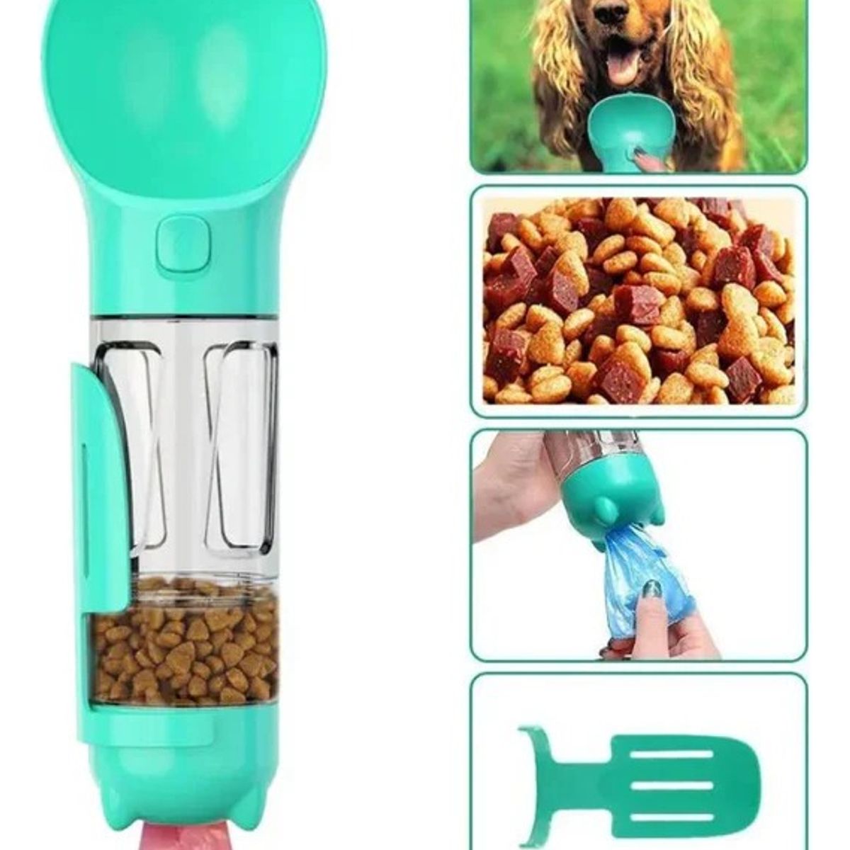 GENERICO - Termo Comedero Bebedero Mascota Recipiente Porta Comida Agua