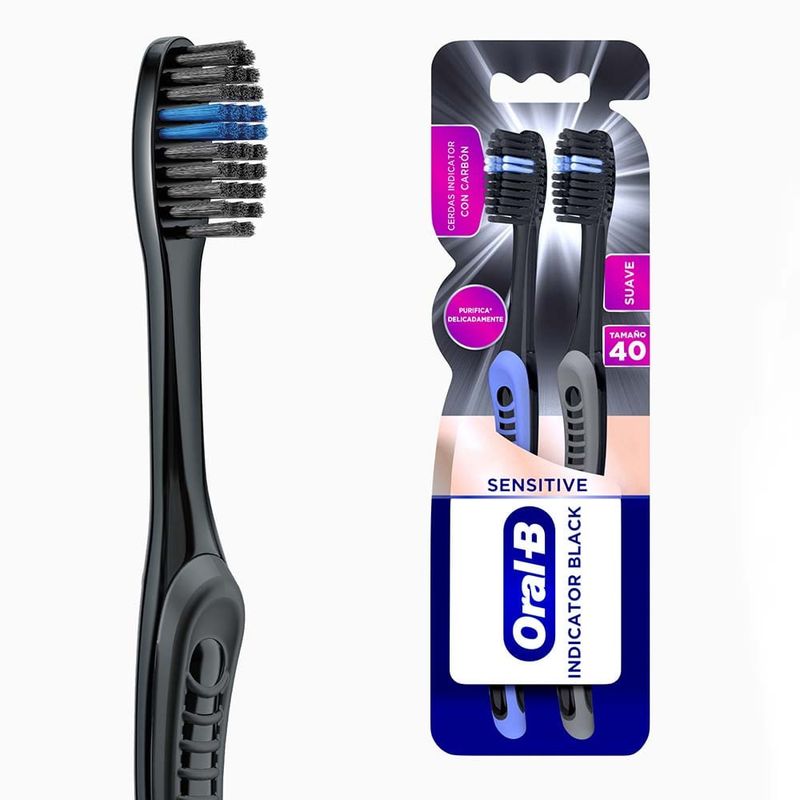 ORAL B - Cepillo Dental Oral B Indicator Black X2 Und