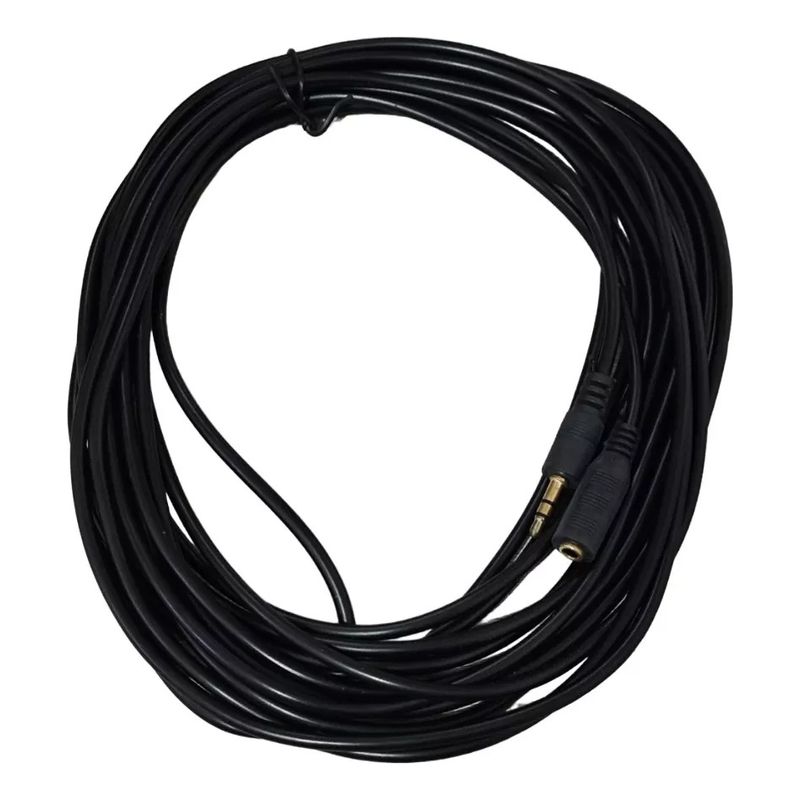 GENERICO - Cable Audio Jack 35mm Extensión Macho Hembra Auxiliar 7m