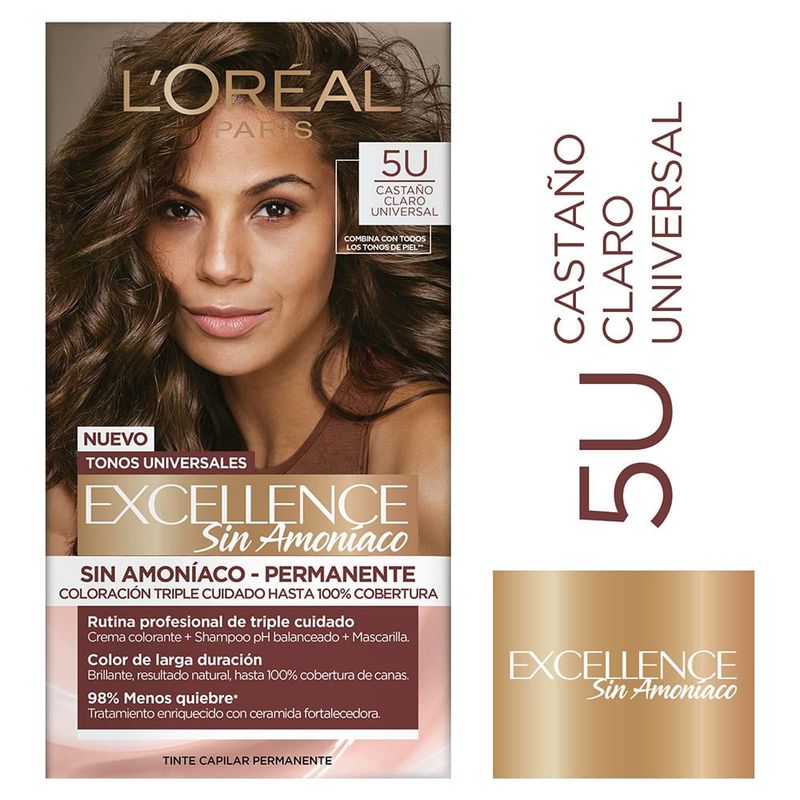 LOREAL PARIS - Tinte Excellence 5U Castano Claro Universal