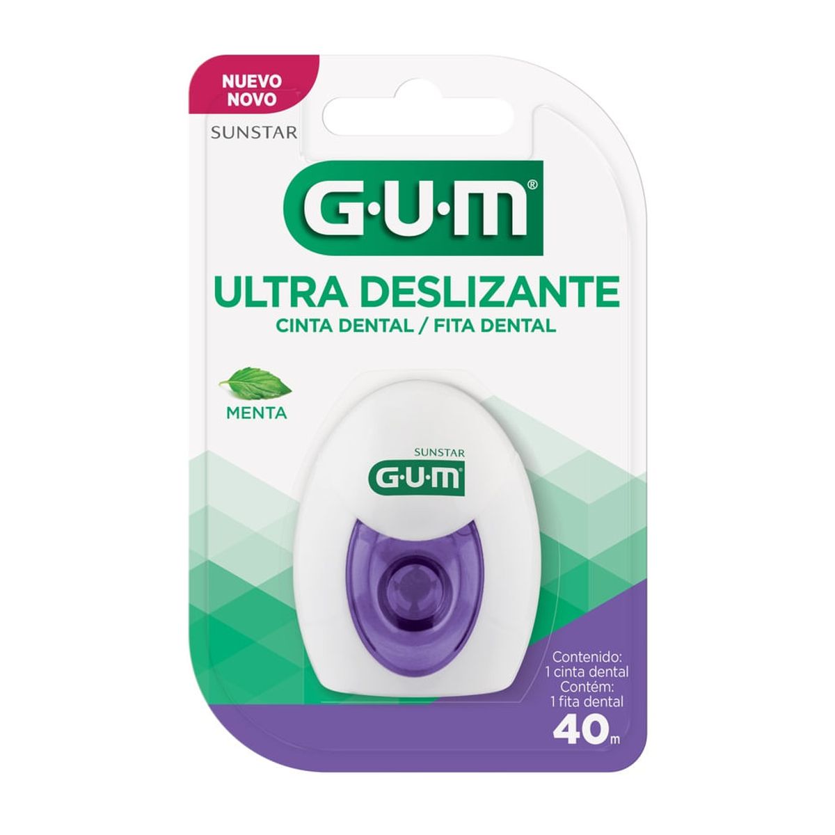 GUM - Cinta Dental Gum Ultra Deslizante Sabor Menta X 4Mts