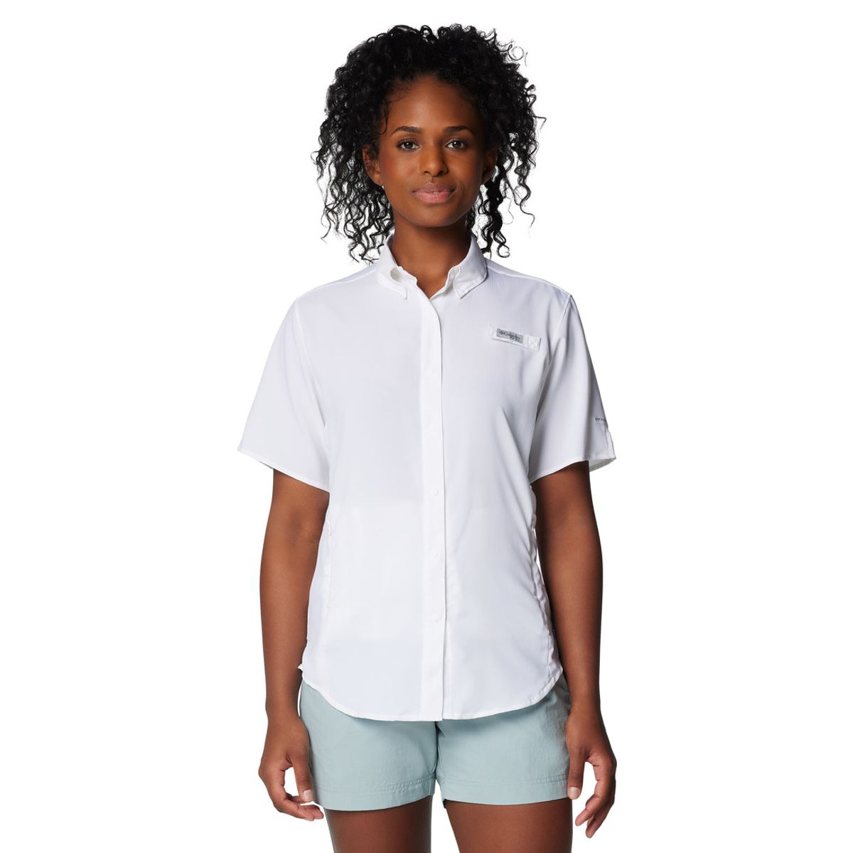COLUMBIA - Camisa Mujer Columbia TAMIAMI II SS SHIRT Blanco COLUMBIA