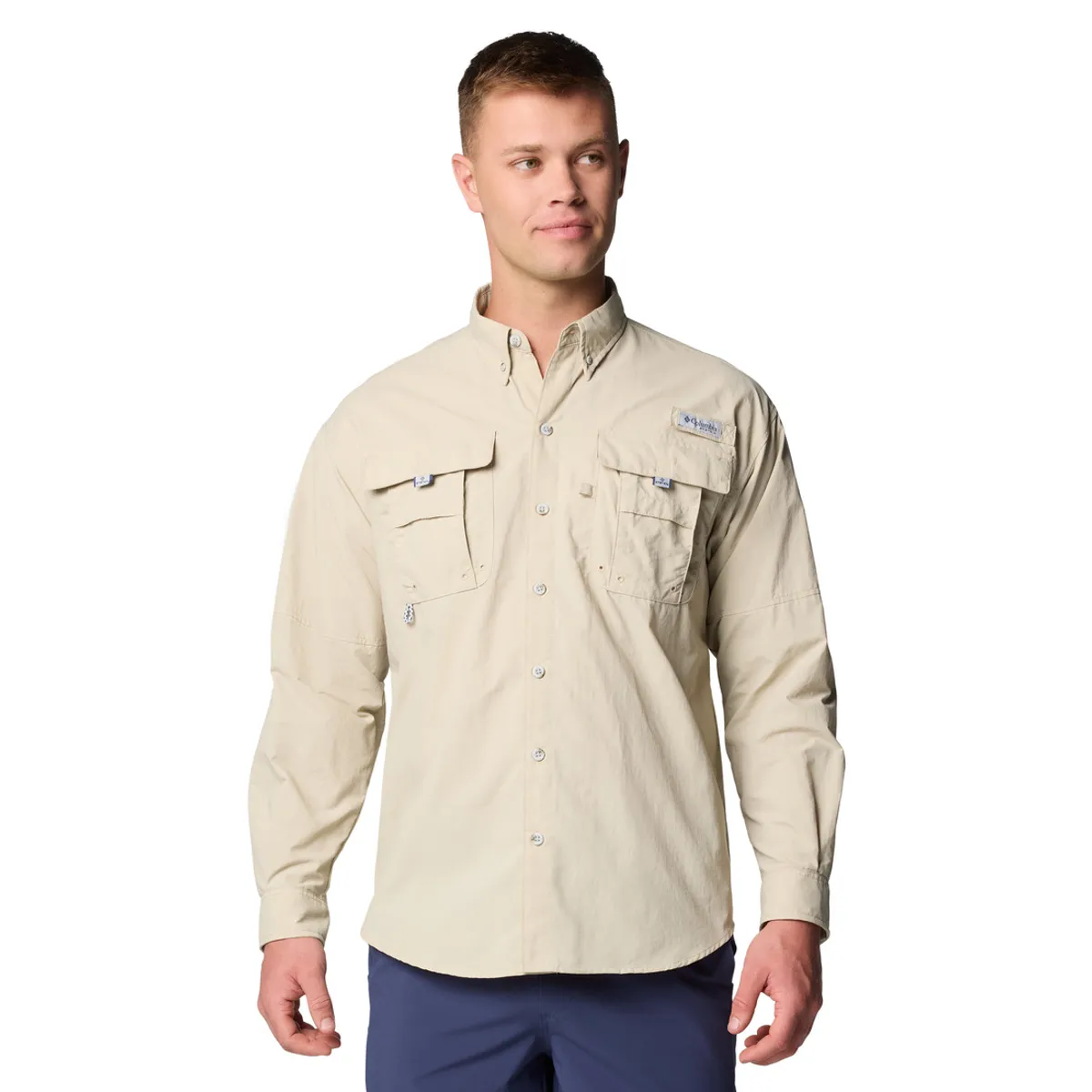 COLUMBIA - Camisa Hombre Columbia BAHAMA II L/S SHIRT Beige COLUMBIA