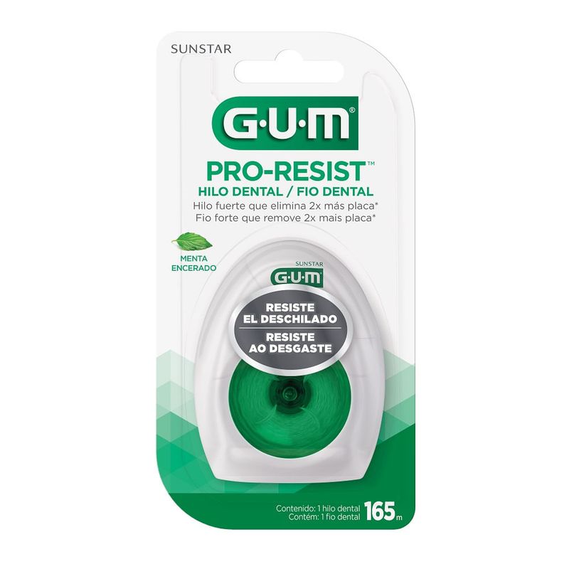GUM - Hilo Dental Gum Pro-Resist Sabor Menta X 165mts