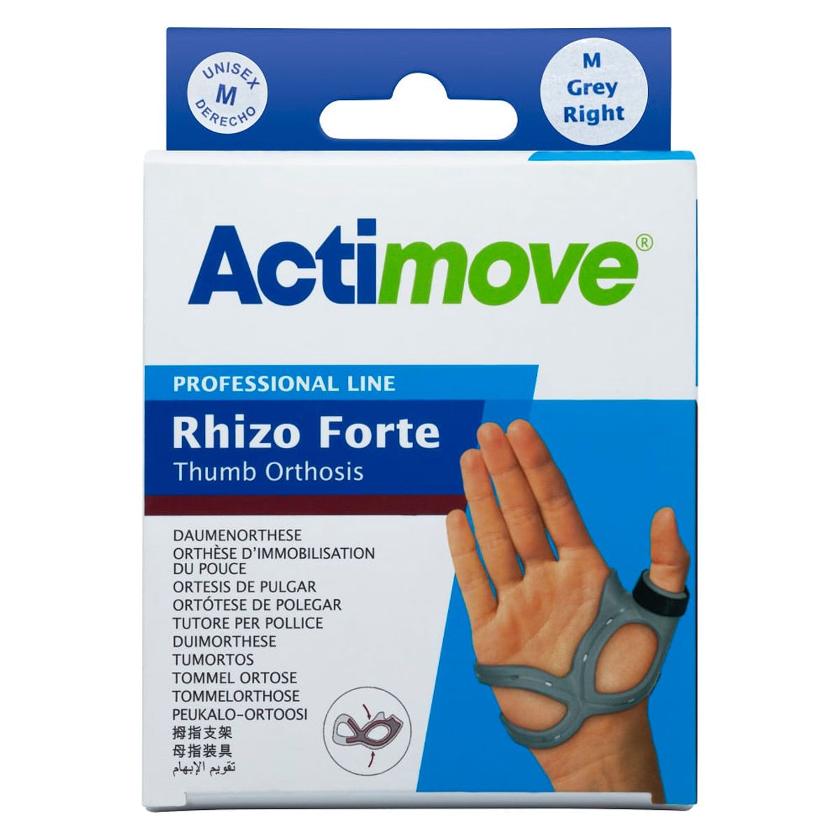 ACTIMOVE - Soporte Pulgar Actimove Rhizo Forte Talla M Derecho