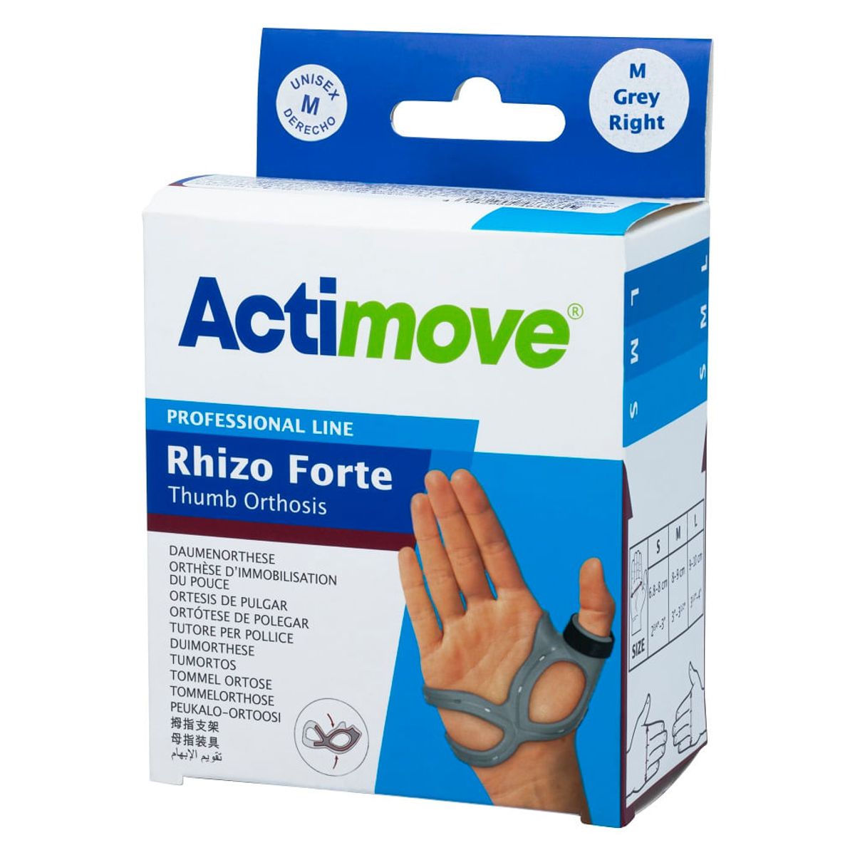 ACTIMOVE - Soporte Pulgar Actimove Rhizo Forte Talla M Derecho
