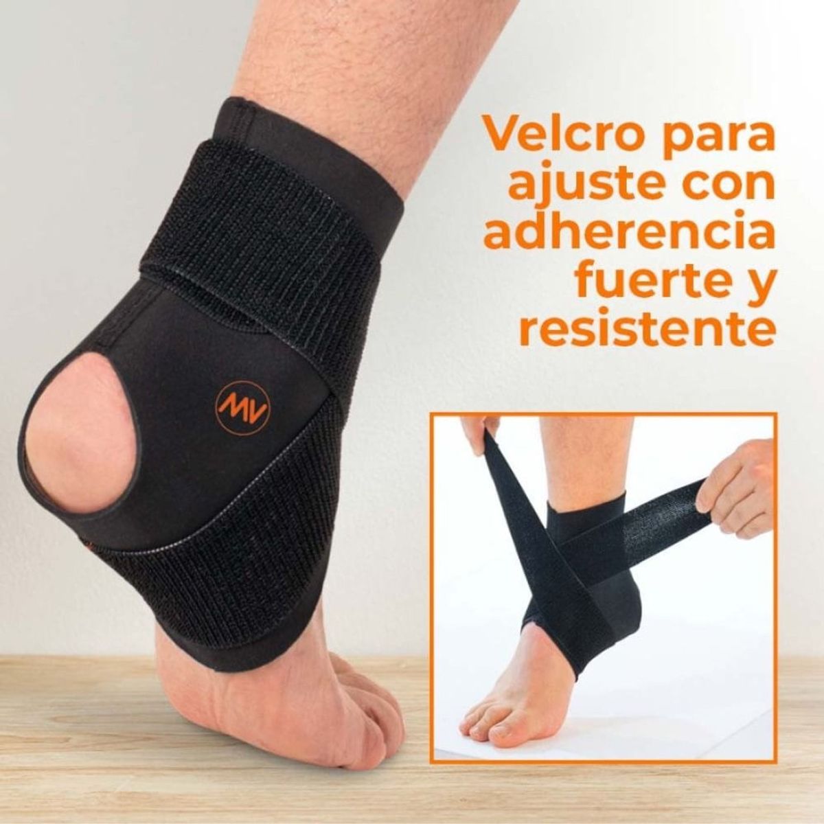 MEDIVARIC - Tobillera Medi Varic Bandas Espiral Talla M Negro