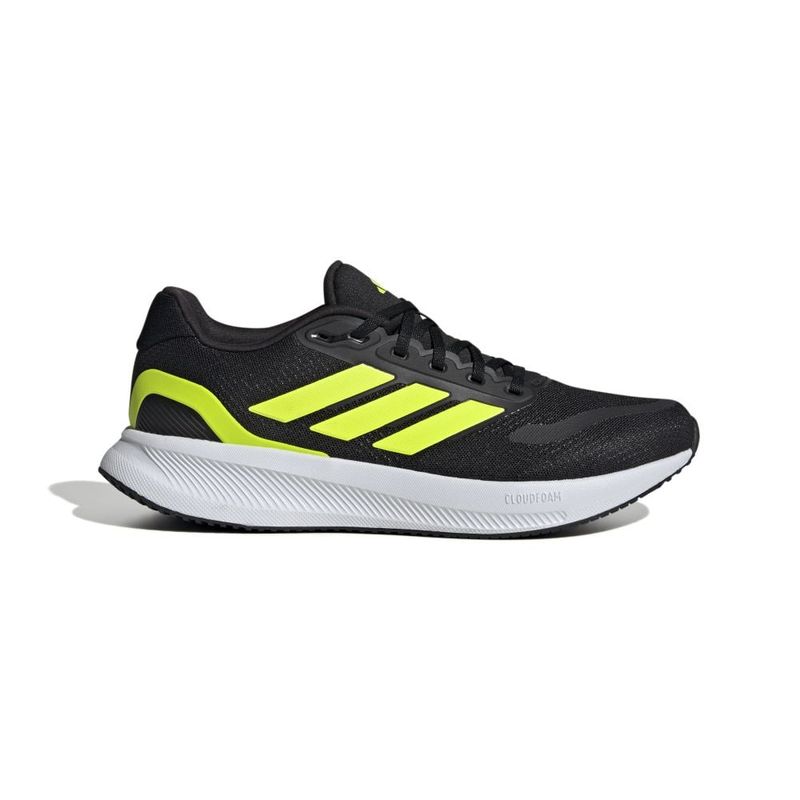 ADIDAS - Tenis Hombre adidas Runfalcon 5 - Negro-Amarillo_.