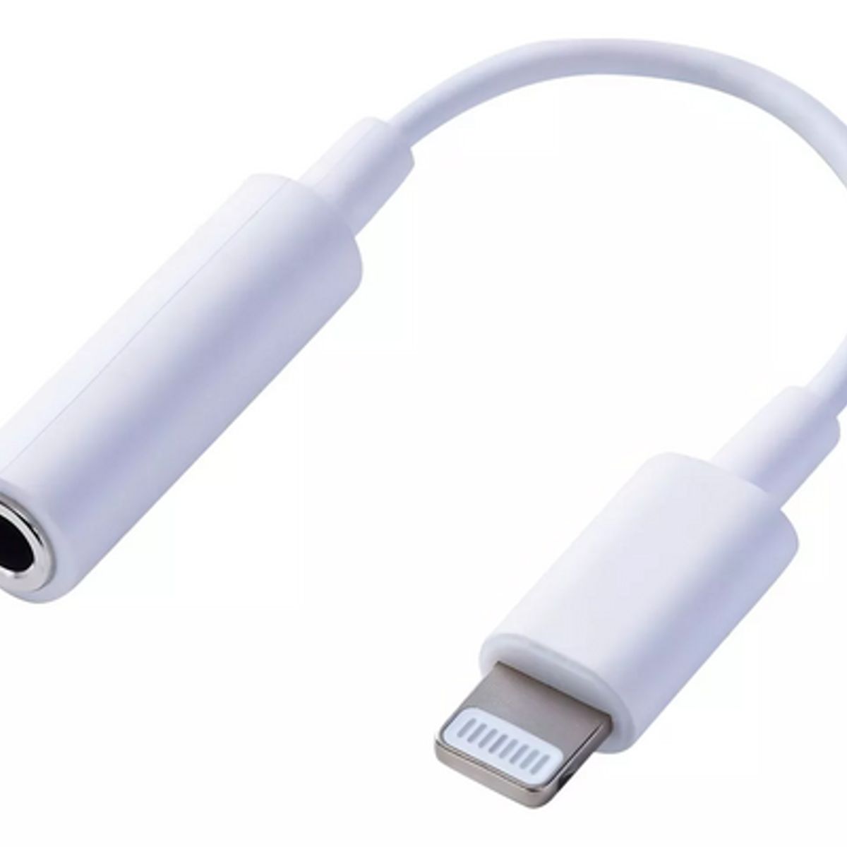 GENERICO - Adaptador Compatible Con Lightning A Jack 35mm Color Blanco