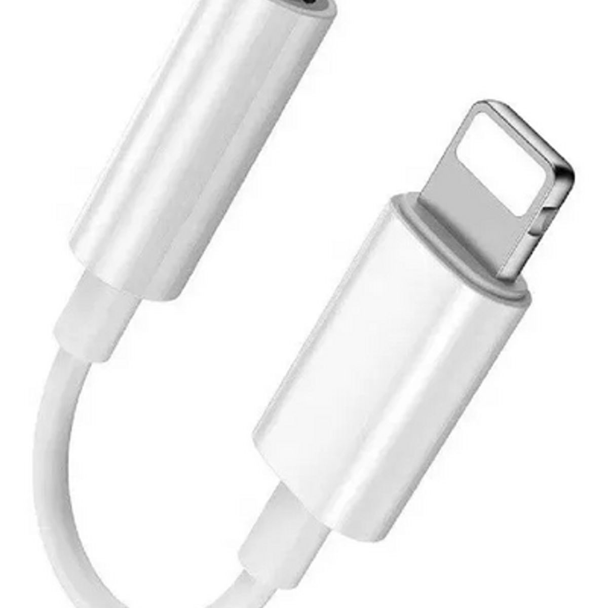 GENERICO - Adaptador Compatible Con Lightning A Jack 35mm Color Blanco