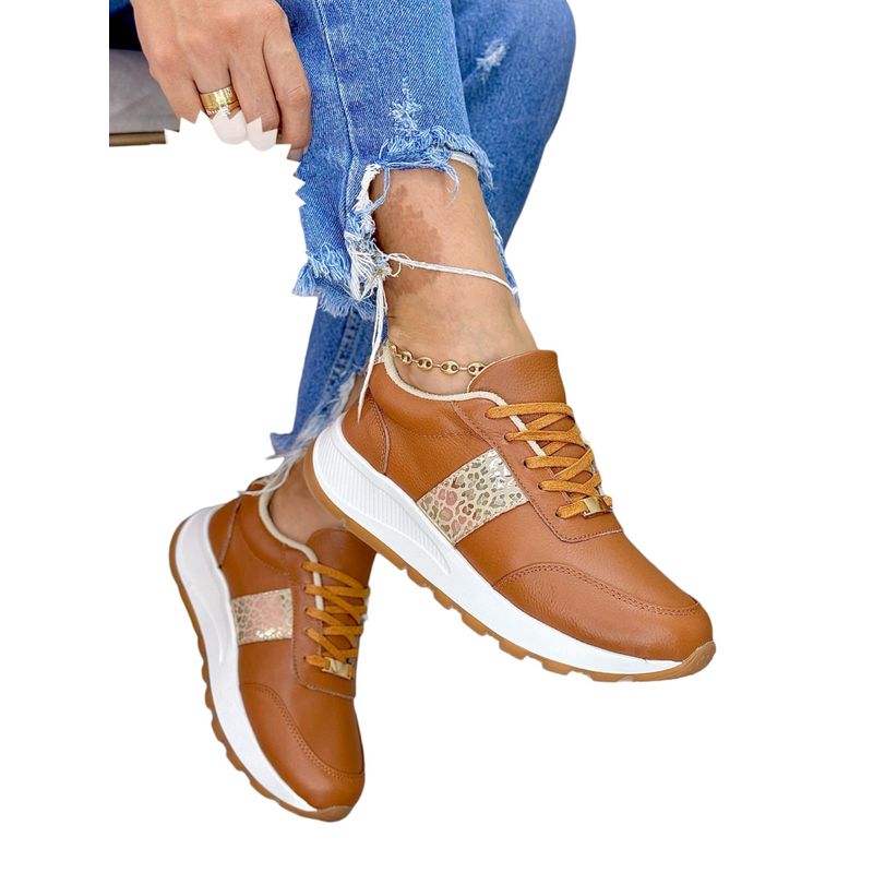 EVEGONZ - Zapato Deportivo en Cuero Tenis Calidad Confortable