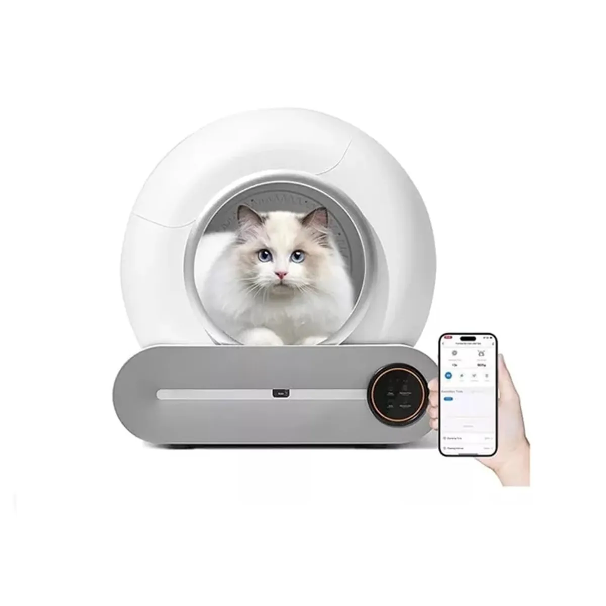 GENERICO - Caja De Arena Para Gatos Autolimpiante Automatica