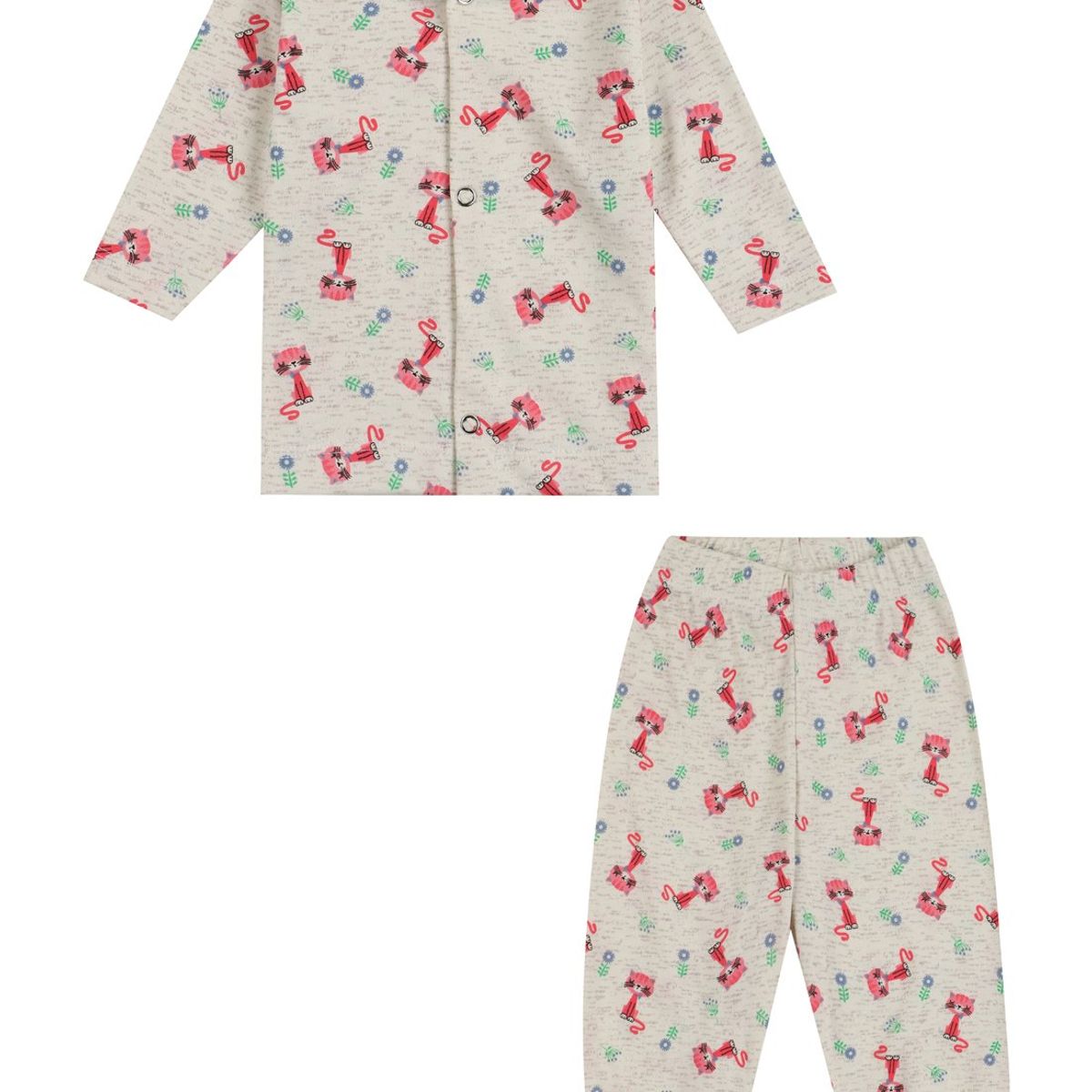 SANTANA - Pijama Bebé Niña Coral