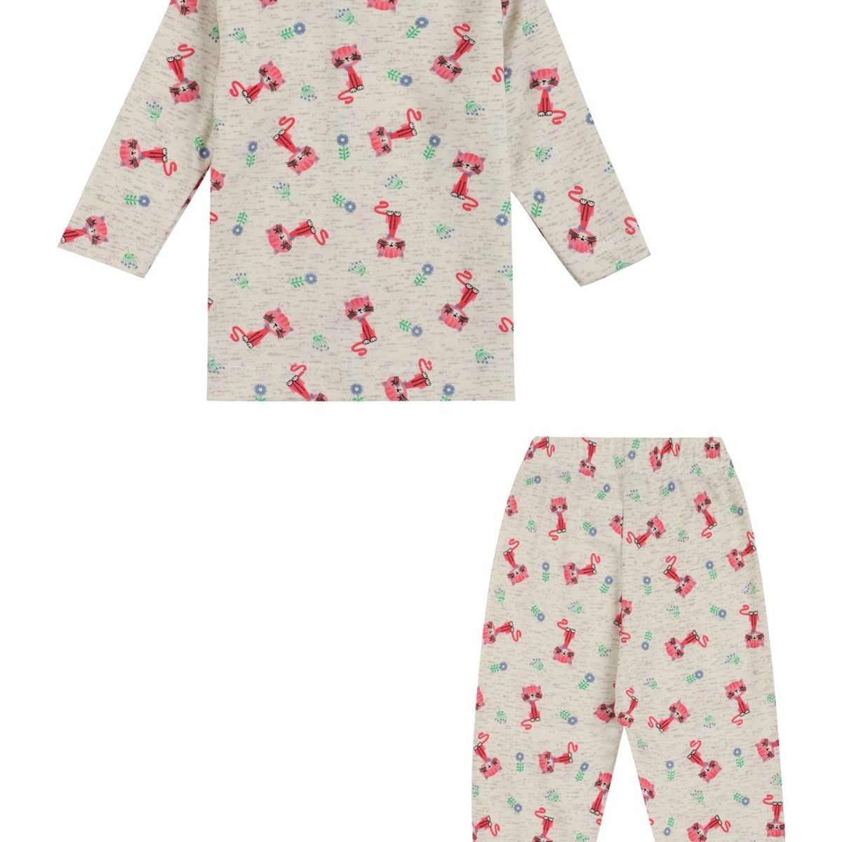 SANTANA - Pijama Bebé Niña Coral