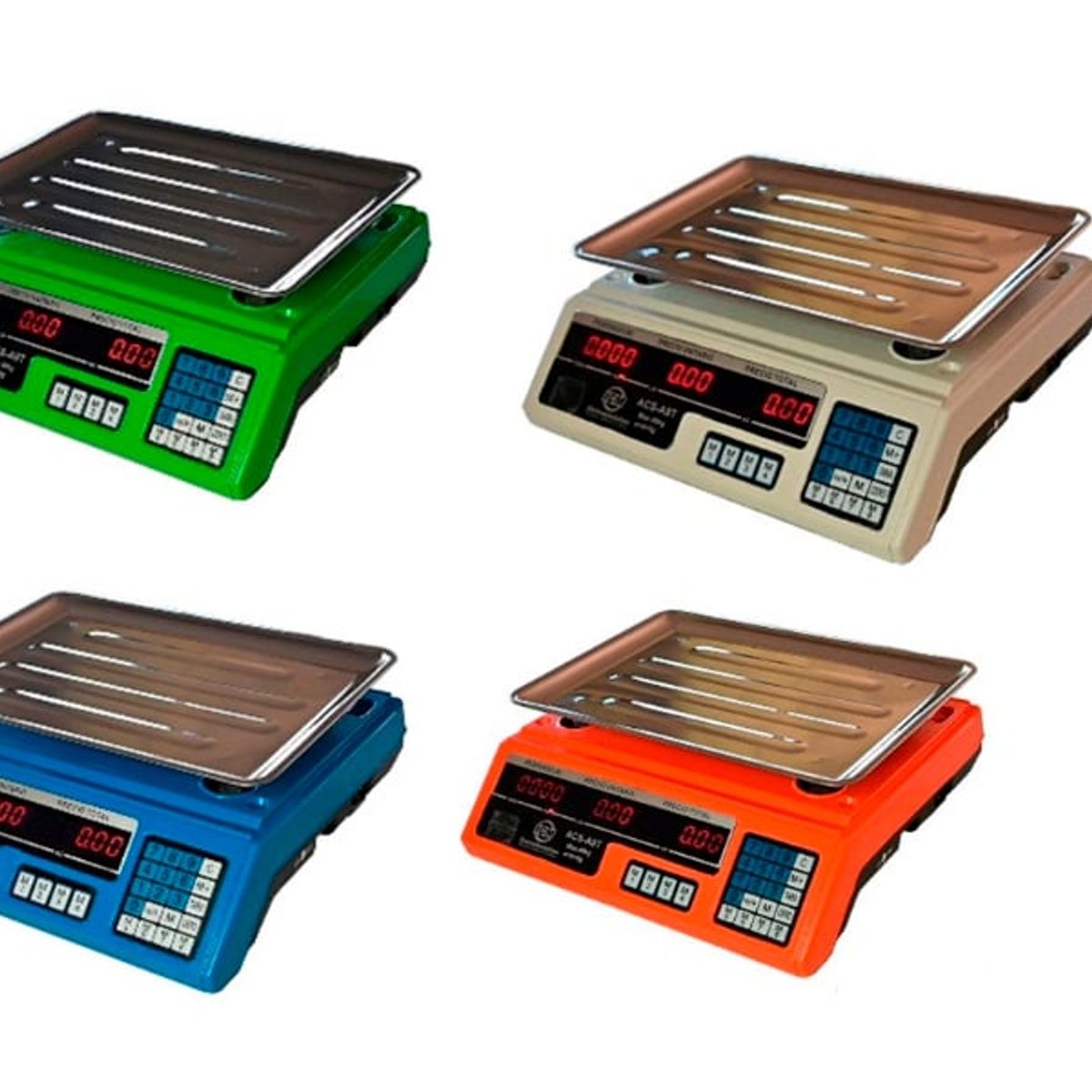 ICM - Bascula Electrónica Balanza Digital Pesa 40 Kg ICM