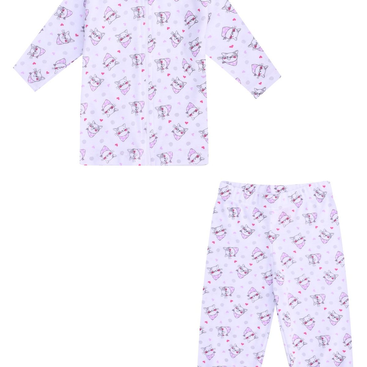 SANTANA - Pijama Bebé Niña Lila