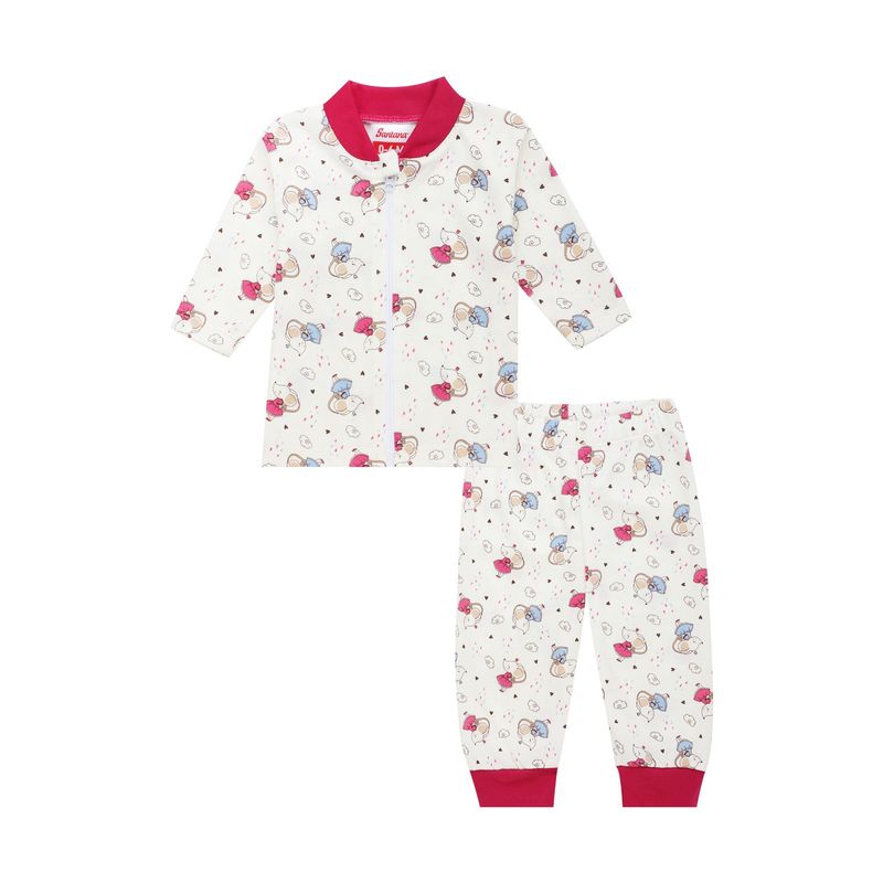 SANTANA - Pijama Bebé Niña Beige
