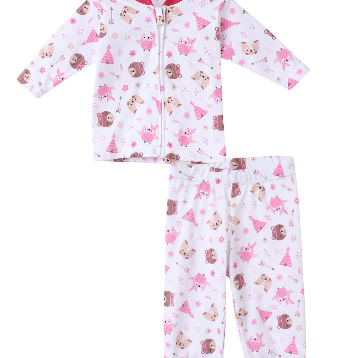 SANTANA - Pijama Bebé Niña Rosa Frances