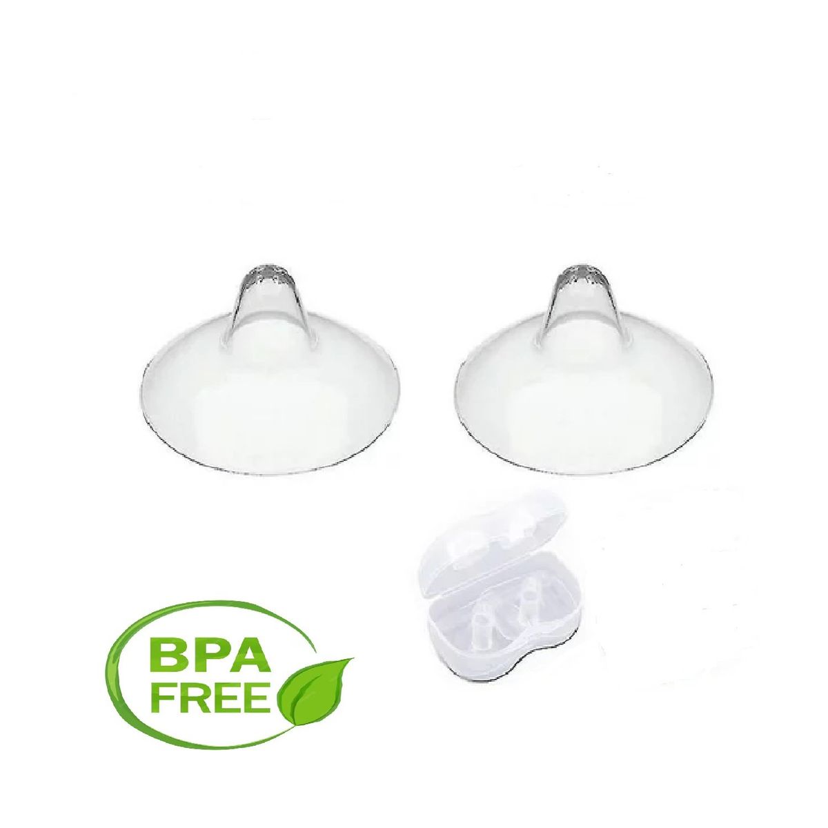 MUNDO BEBE - Pezoneras de silicona para lactancia del bebe libre de BPA