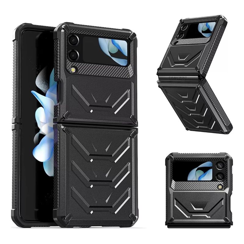 GENERICO - Estuche Para Samsung Galaxy Z Flip 4 Protección Militar