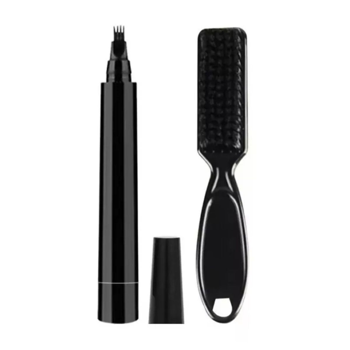 GENERICO - Boligrafo Lapiz Perfilador Barba + Cepillo