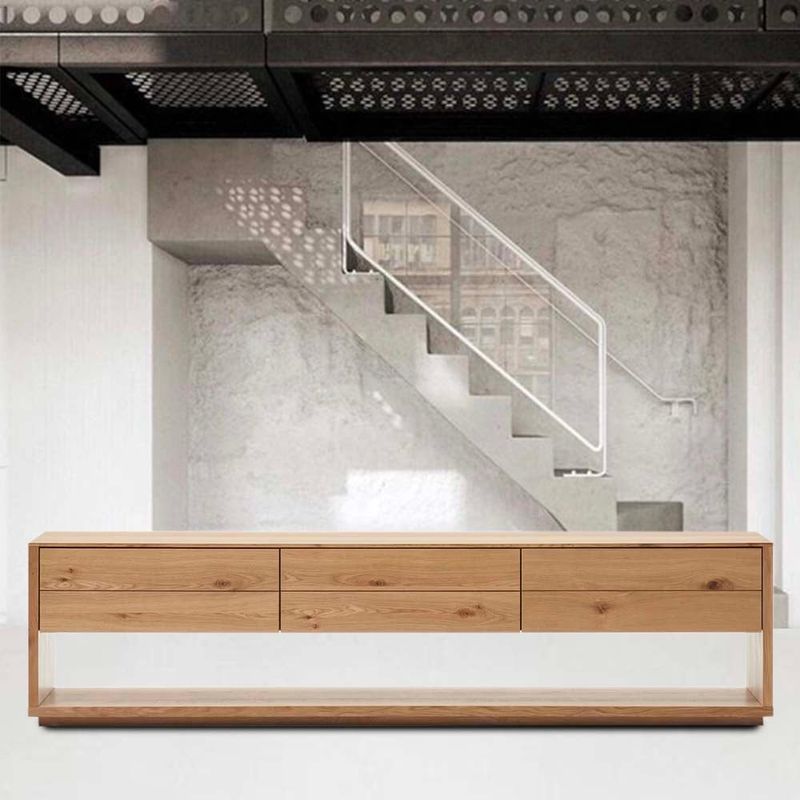 22 GRADOS DECORACION - Mesa para Tv Nicefore en Roble Natural