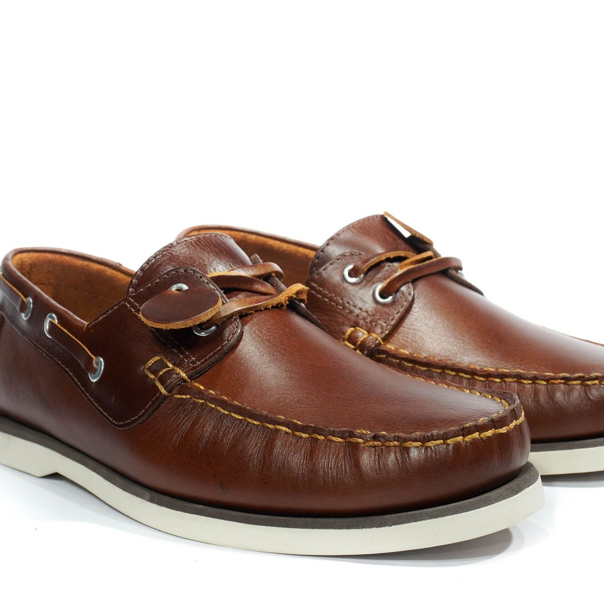 HERREROS - Zapato Hombre Mocasín -Herreros- Apache Miel