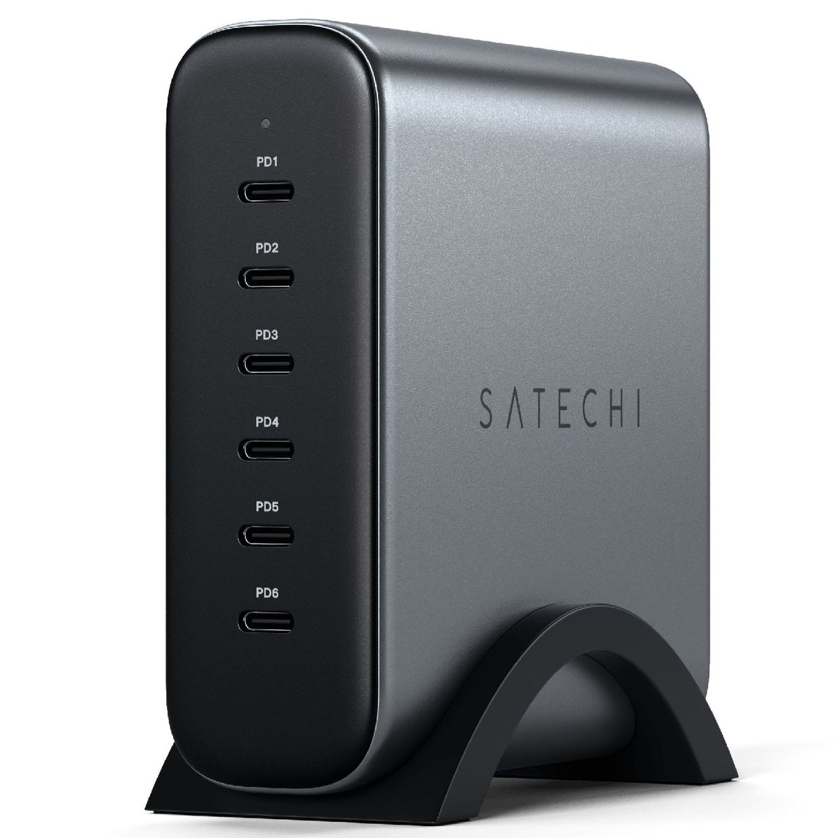 SATECHI - Satechi Cargador GaN de 6 puertos USB-C de 200W