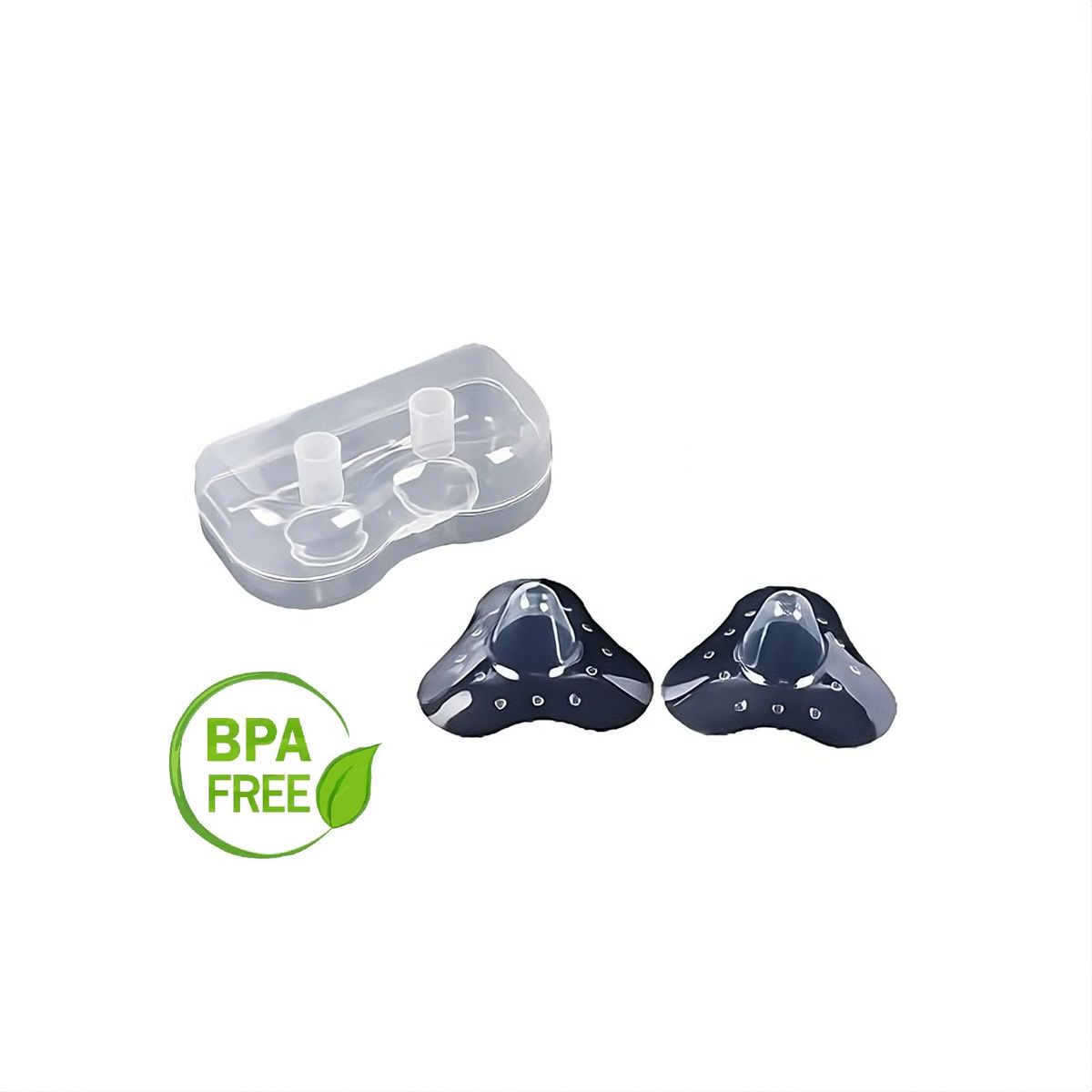 MUNDO BEBE - Pezoneras de silicona para lactancia del bebe libre de BPA