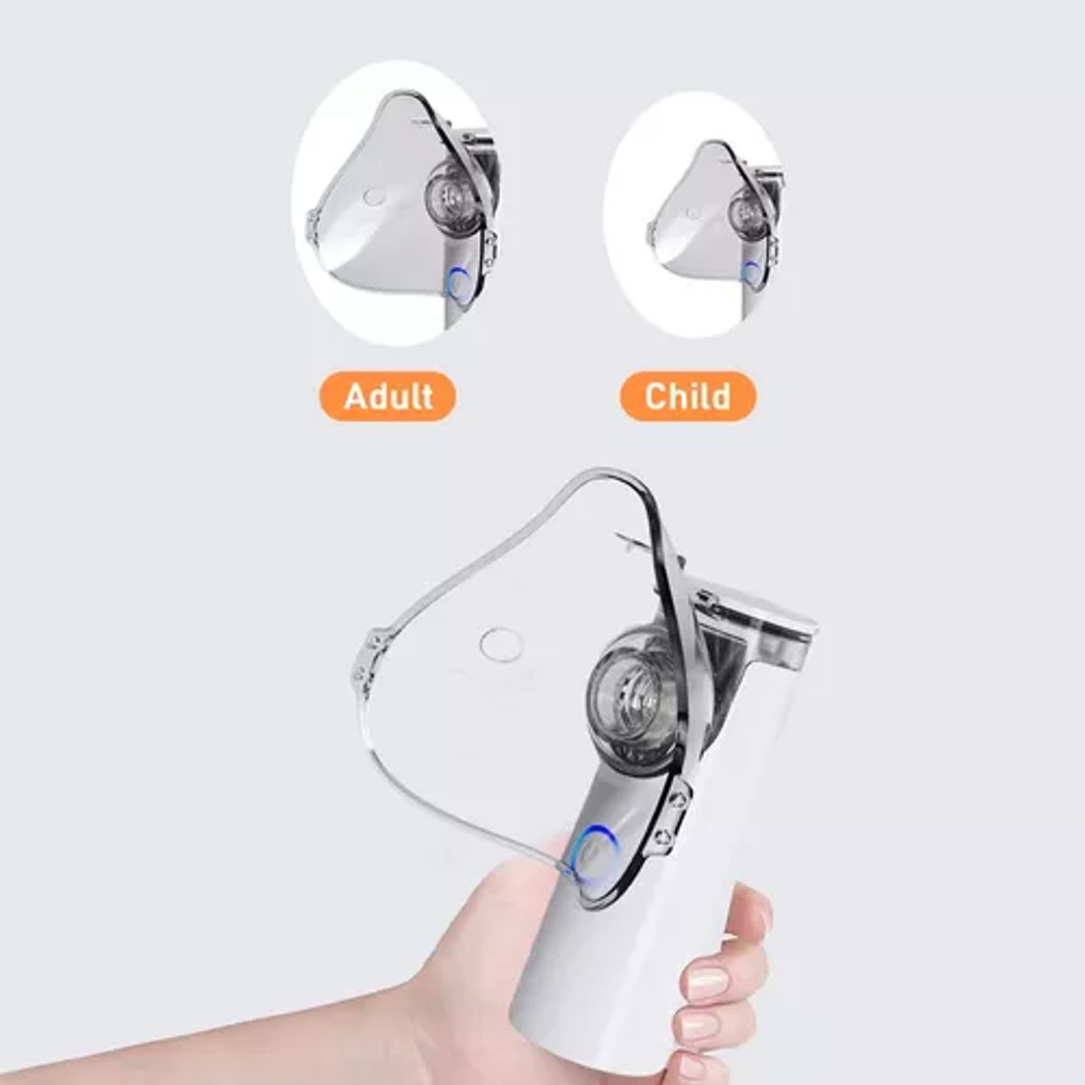 GENERICO - Humidificador ultrasónico portátil nebulizador inhalador USB