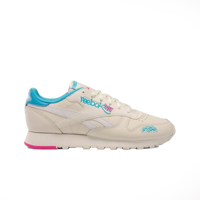 REEBOK - Tenis Mujer Reebok Clasics Leather - Blanco-Multicolor