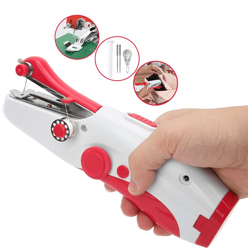 GENERICO - Kit De Máquina De Coser Eléctrica Doméstica Pequeña Portátil