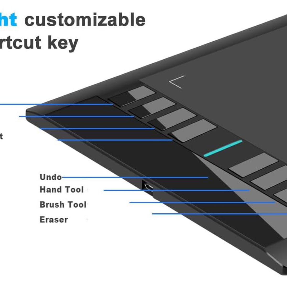 GENERICO - Tableta Gráfica Digitalizadora Ugee M708 Android PC + Full Accesorios