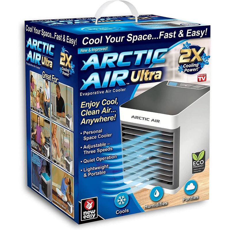 GENERICO - Ventilador Aire Acondicionado Portátil Artic Ultra Air Usb