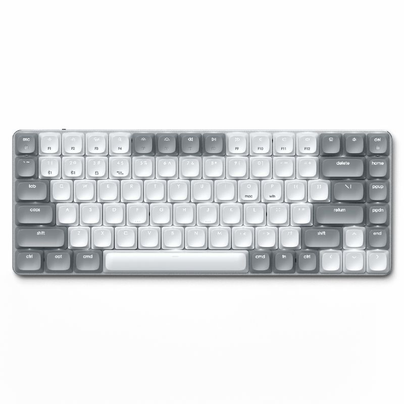  - Satechi Teclado Mecánico Retroiluminado Bluetooth SM1 Slim Blanco