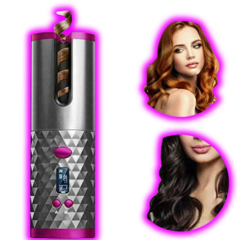 GENERICO - Rizador Cabello Automatico Encrespador Recargable Portatil