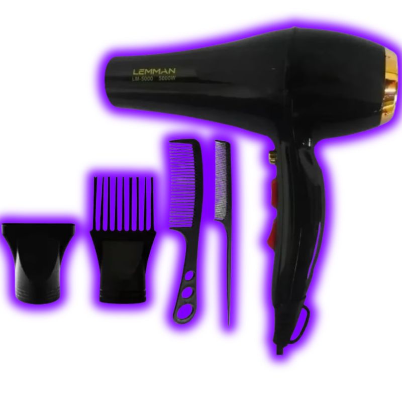 GENERICO - Secadora De Cabello Profesional Economico Lemman 5000w