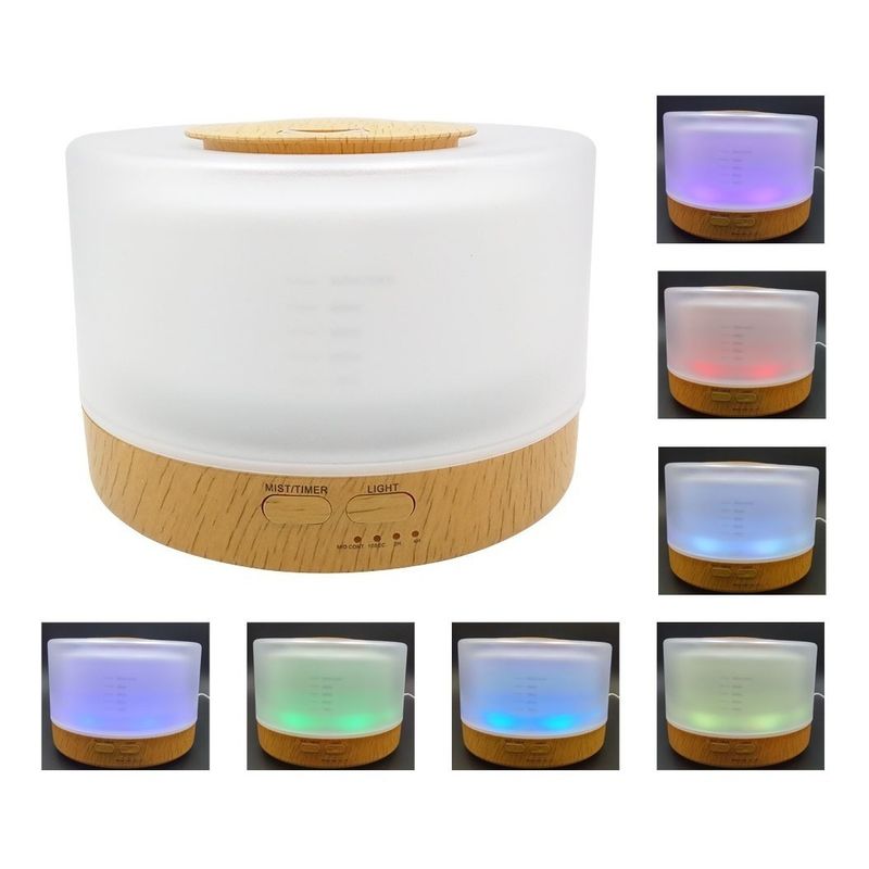 GENERICO - Difusor Humidifica Aroma 4 En1 Colores 500ml
