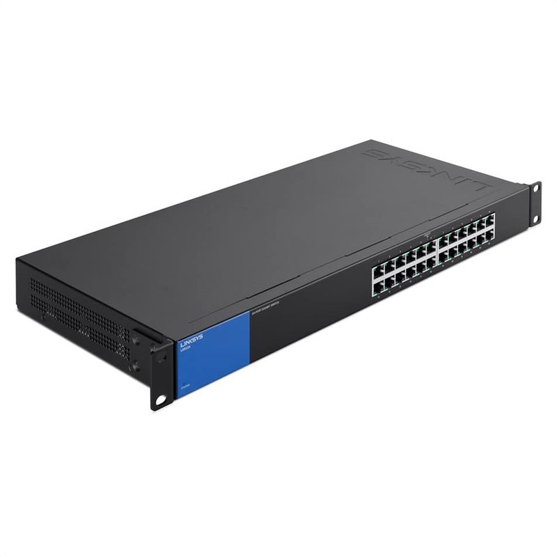 LINKSYS - Switch Para Rack Ethernet Gigabit 24 Puertos Linksys LGS124