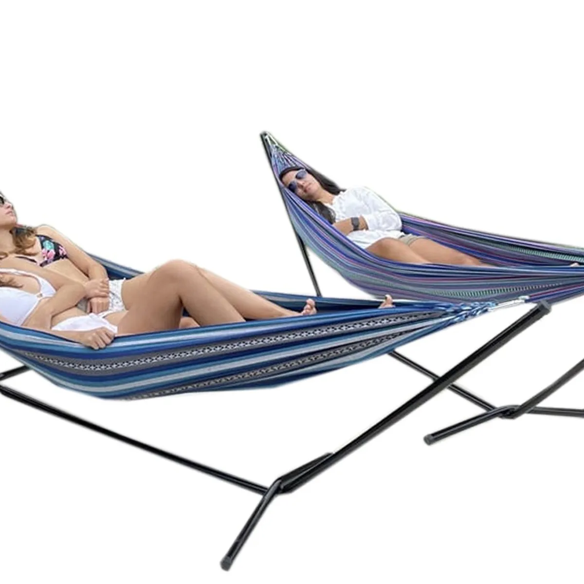 AMERICAN GENERICS - Hamaca portátil  Soporte desarmable colores varios