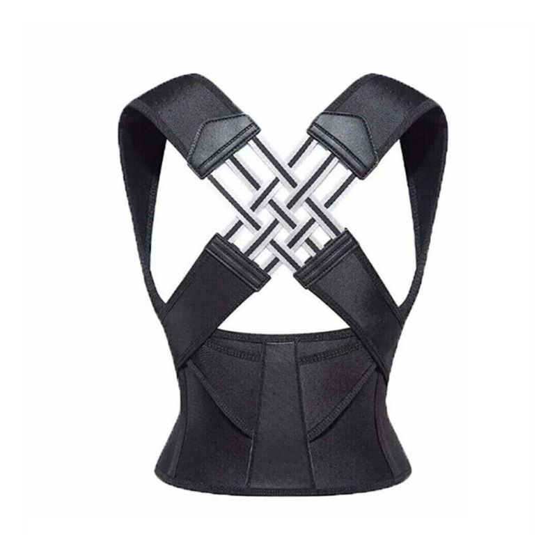 GENERICO - Faja Corrector De Postura Ajustable Unisex - S