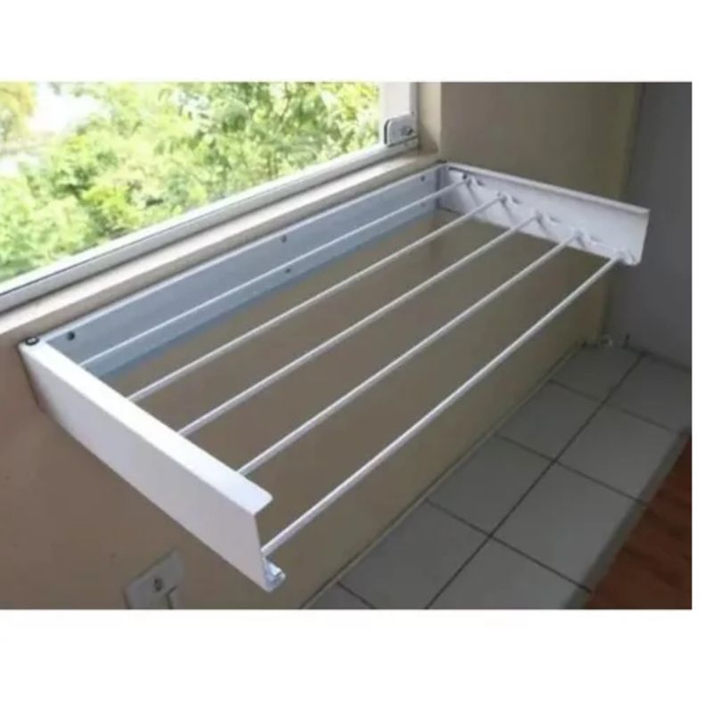 GENERICO - Tendedero De Ropa Plegable Para Espacios Reducidos Blanco