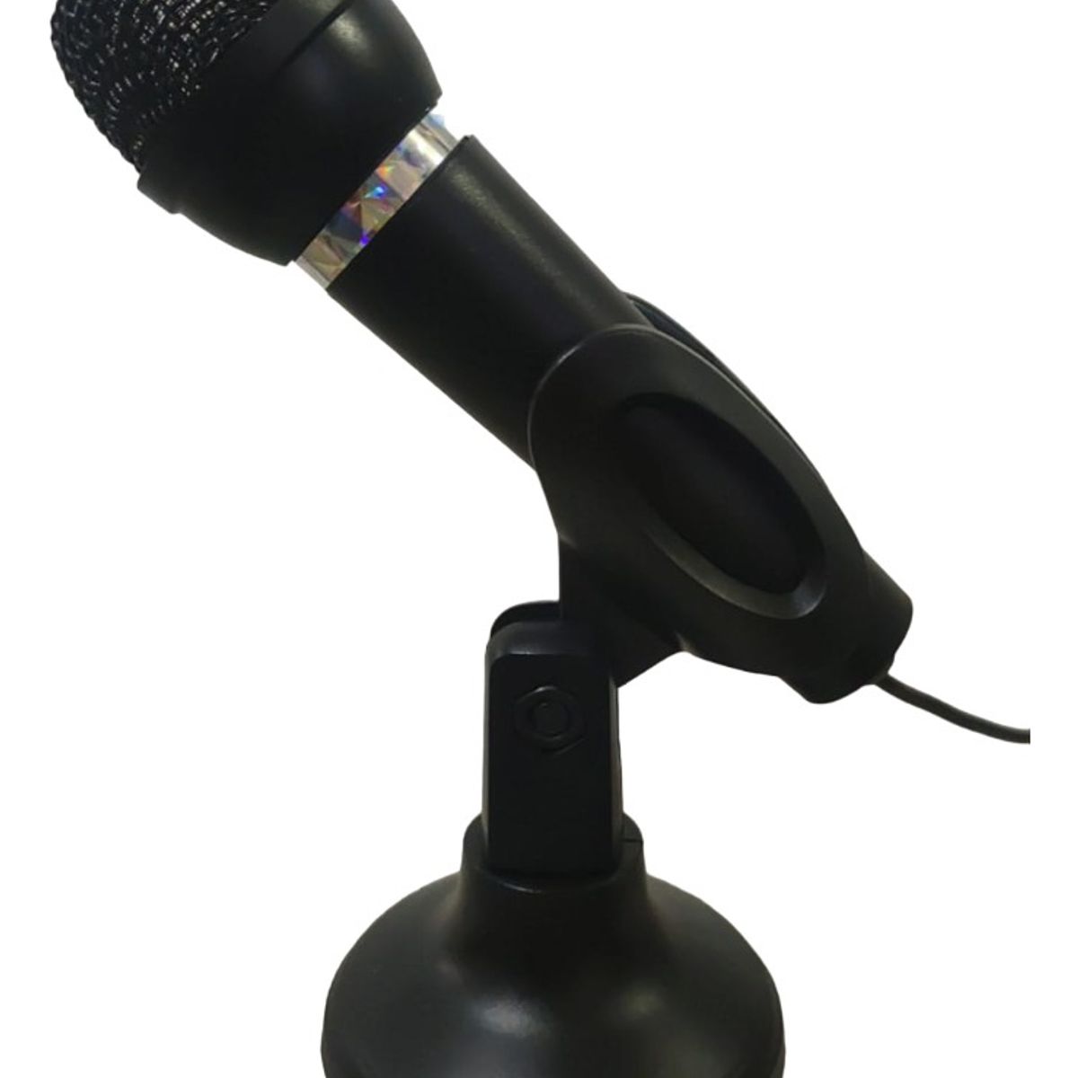 GENERICO - Microfono Condensador Computador + Tripode Base Ajustable
