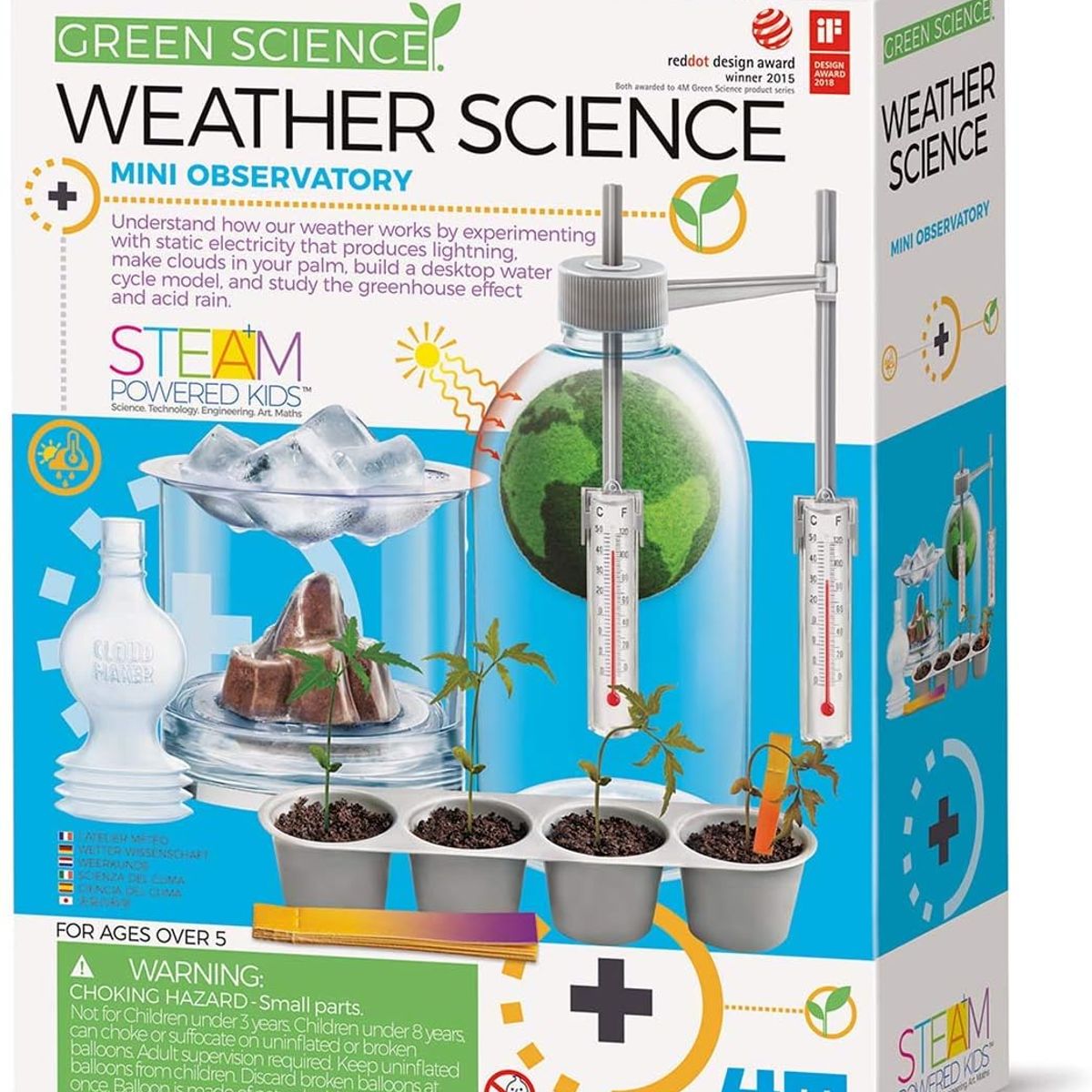 4M - KIT EXPERIMENTOS DEL CLIMA - APRENDE SOBRE METEOROLOGÍA