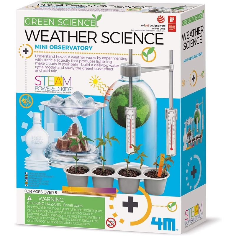 4M - KIT EXPERIMENTOS DEL CLIMA - APRENDE SOBRE METEOROLOGÍA