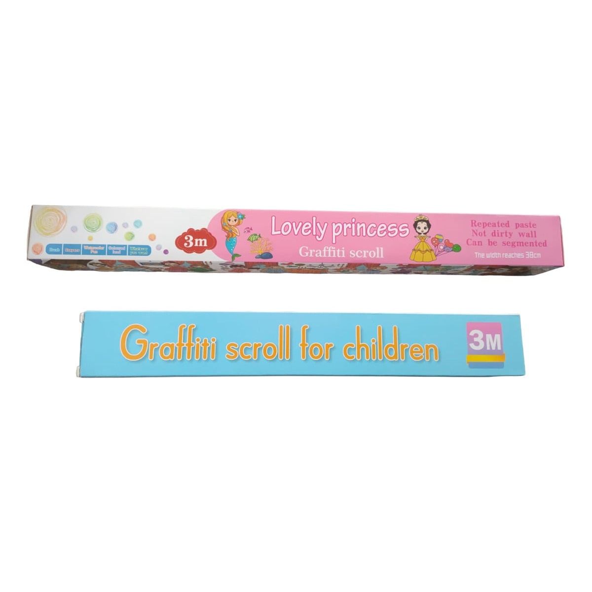 GENERICO - Rollo Papel Artístico Pizarron Graffiti Adhesivo 3 Metros