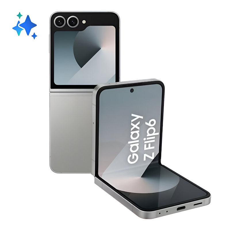 SAMSUNG - Celular Samsung Galaxy Z FLIP 6 5G 256GB 12GB RAM Plata Oscuro