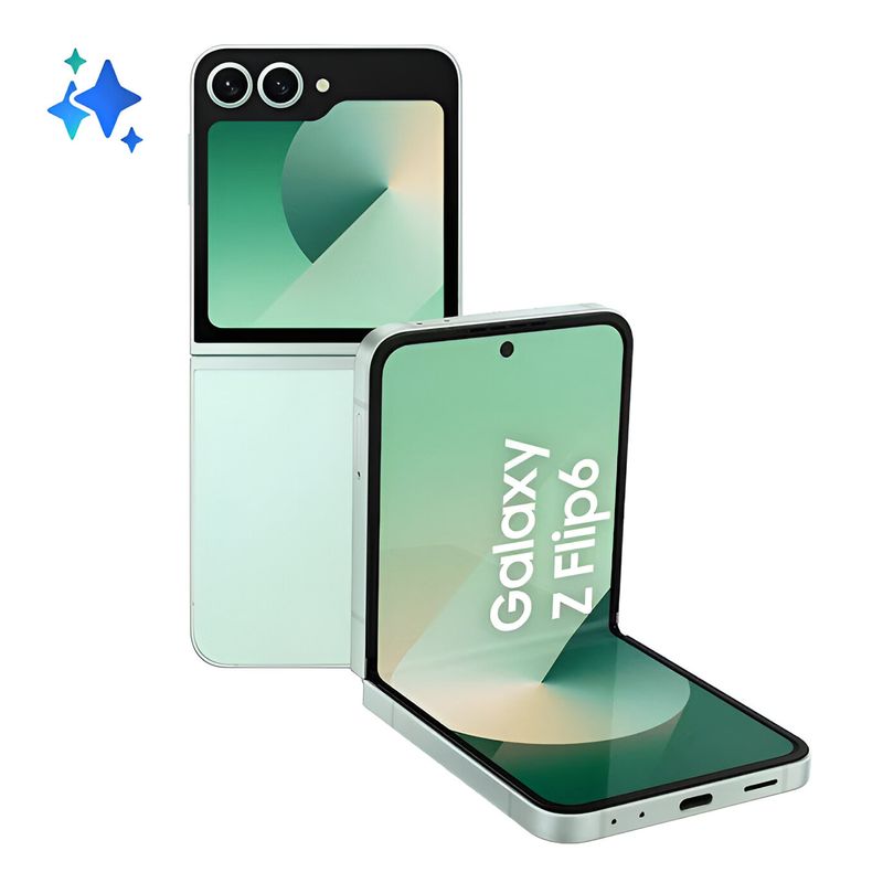 SAMSUNG - Celular Samsung Galaxy Z FLIP 6 5G 512GB 12GB RAM Verde Menta
