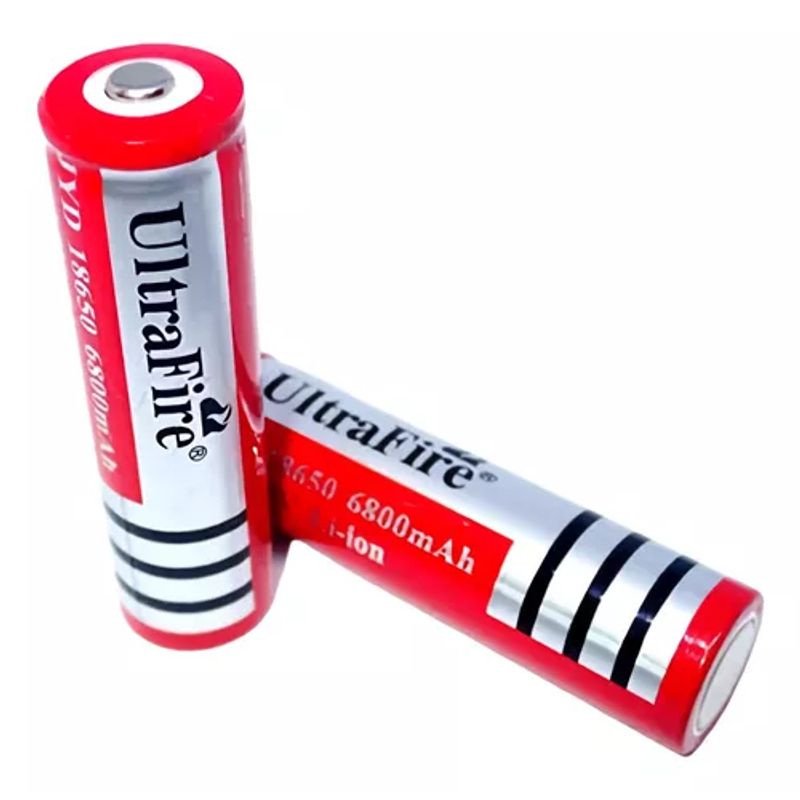 GENERICO - X2 Baterias Pilas Ultrafire 18650